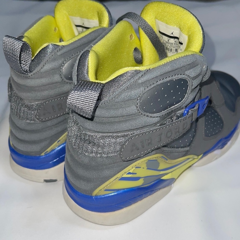 SOLD on eBay!  Nike Air Jordan VIII 8 Retro GS GREY VIOLET BLUE 580528-038 SZ:7Y - Picture 13 of 16